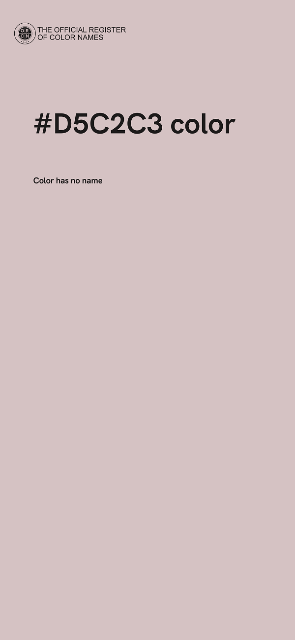 #D5C2C3 color image