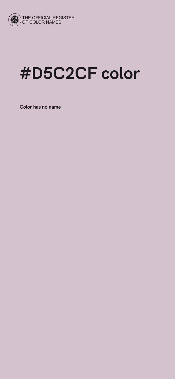 #D5C2CF color image