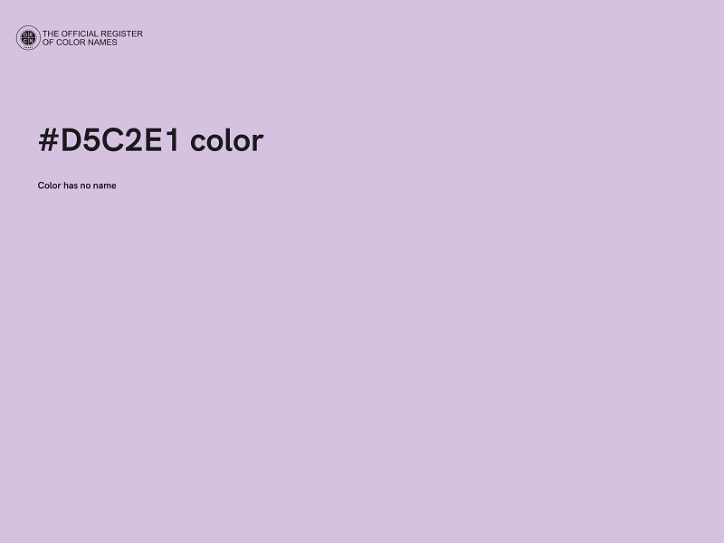 #D5C2E1 color image