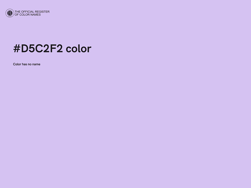 #D5C2F2 color image