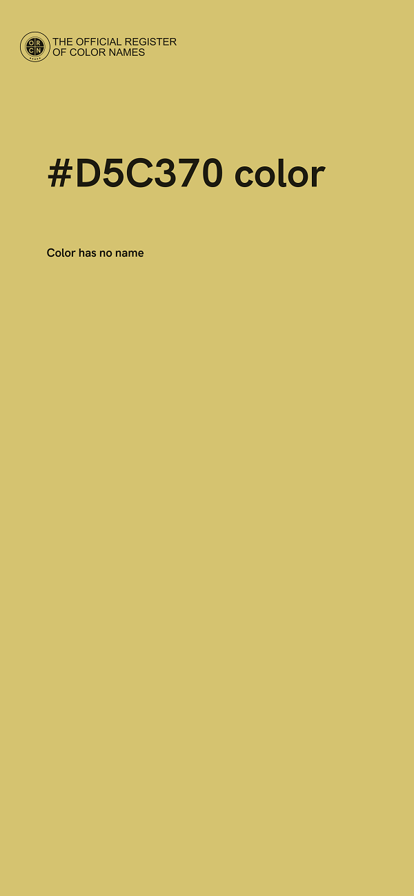 #D5C370 color image