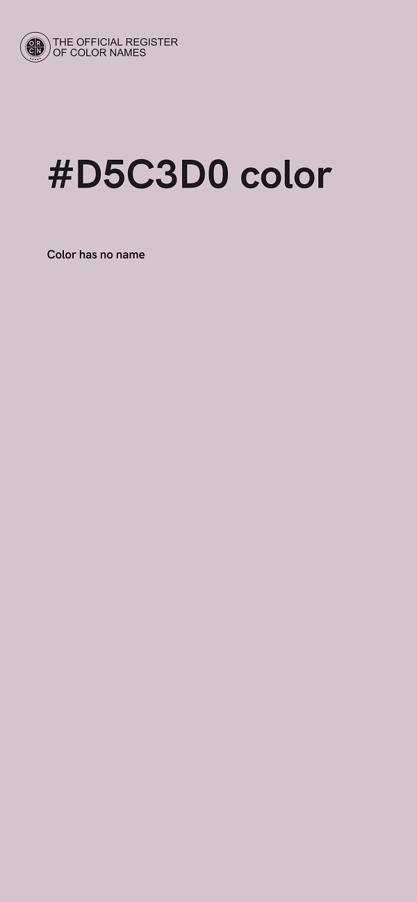 #D5C3D0 color image