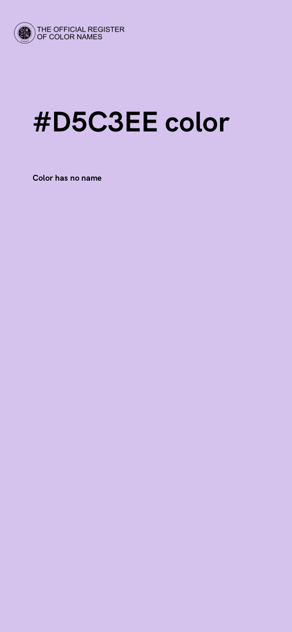 #D5C3EE color image