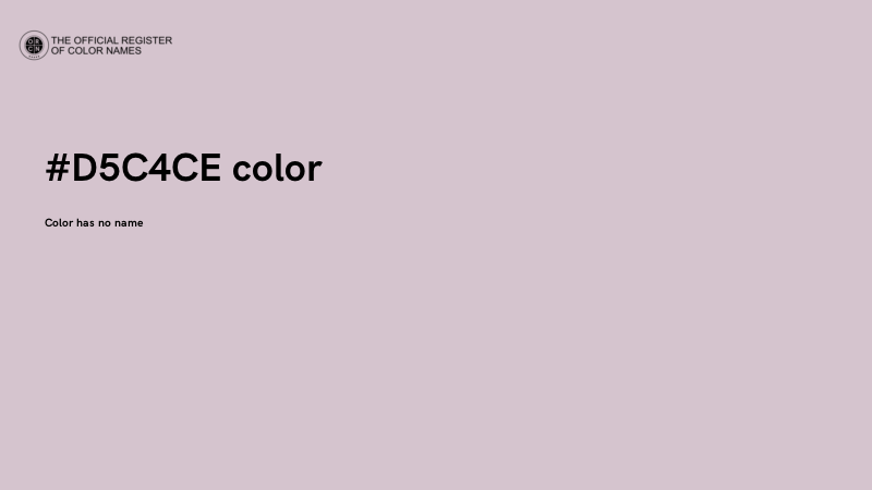 #D5C4CE color image