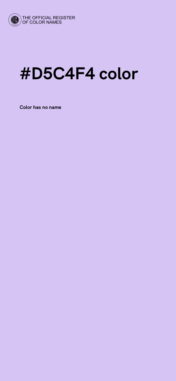 #D5C4F4 color image