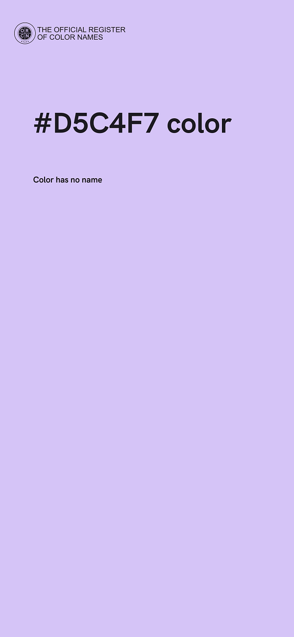 #D5C4F7 color image