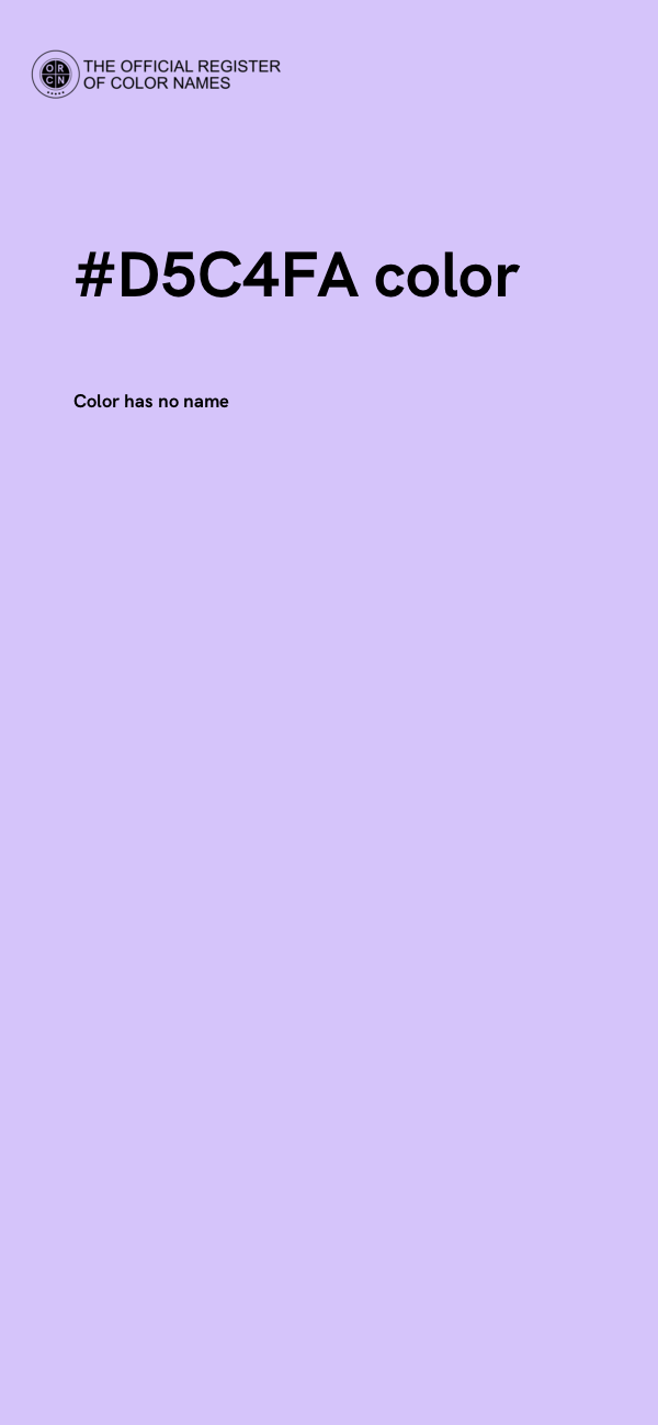 #D5C4FA color image