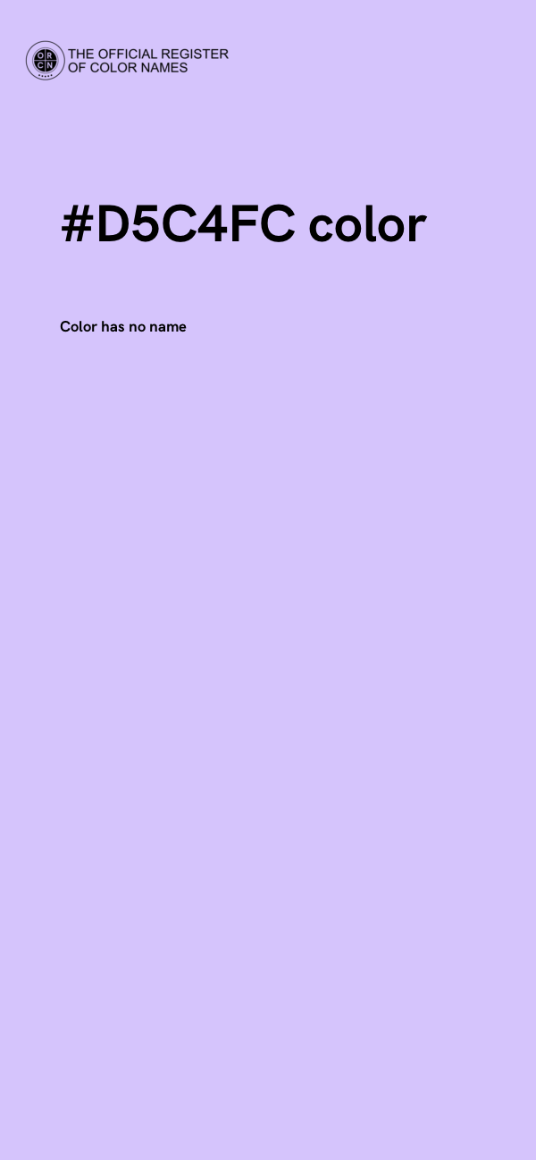 #D5C4FC color image
