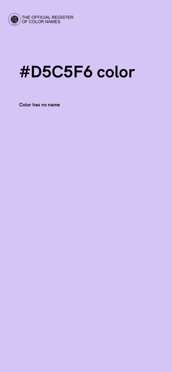 #D5C5F6 color image