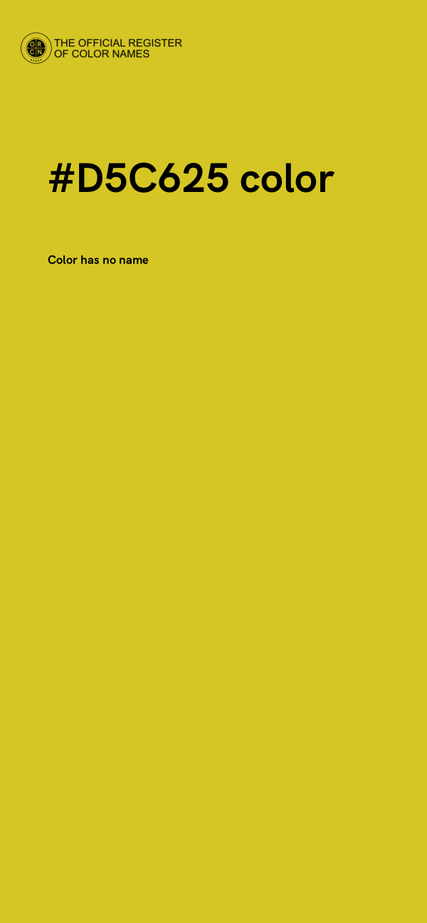 #D5C625 color image