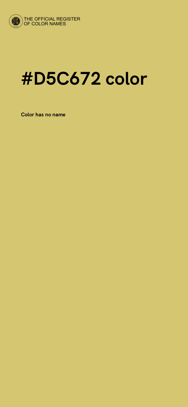 #D5C672 color image