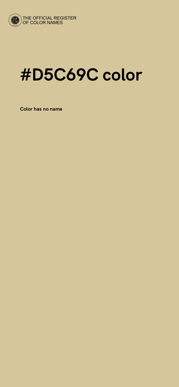 #D5C69C color image