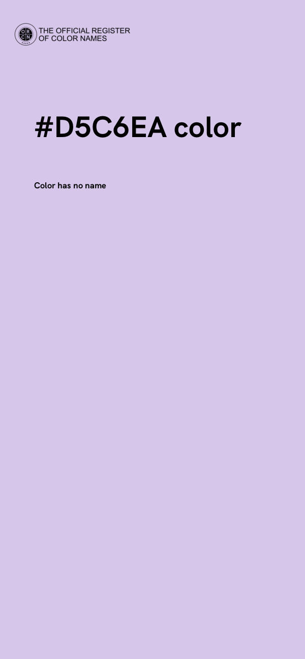 #D5C6EA color image
