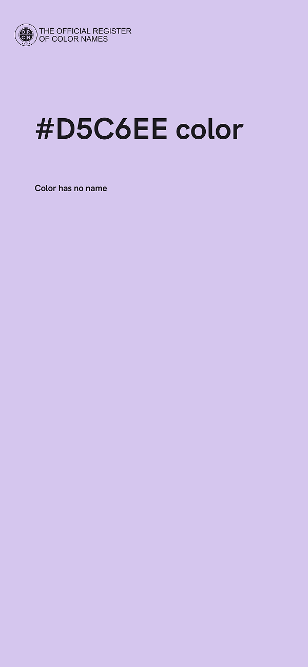 #D5C6EE color image