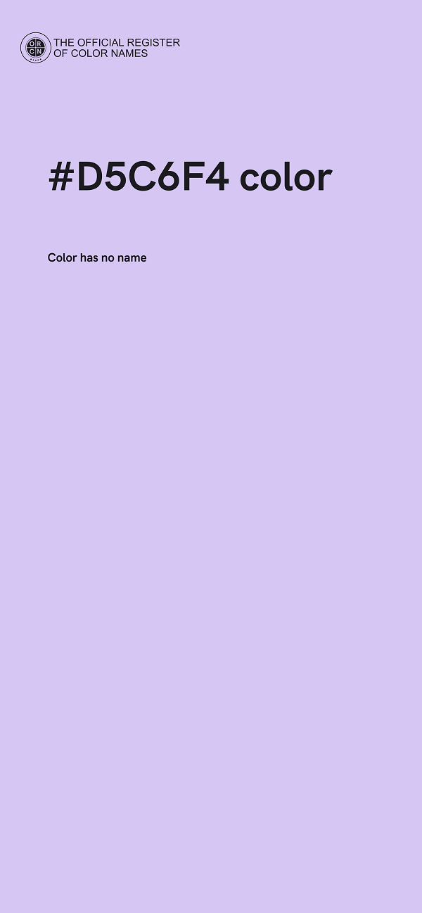 #D5C6F4 color image