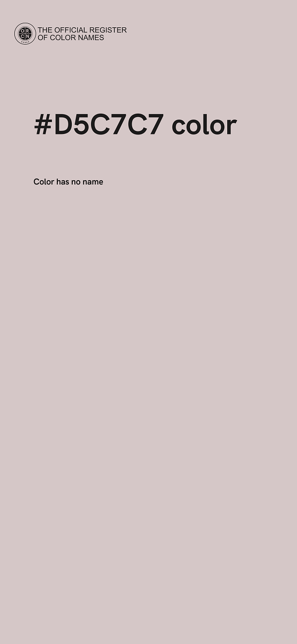 #D5C7C7 color image