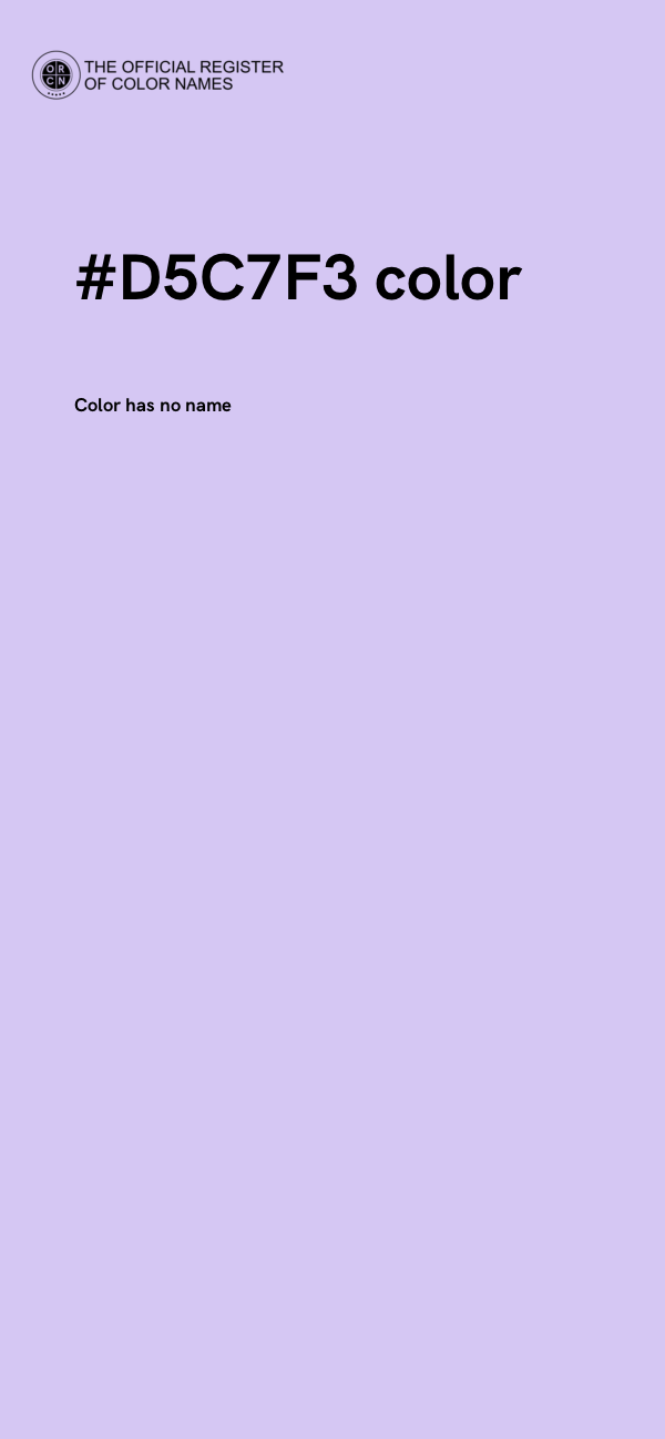 #D5C7F3 color image
