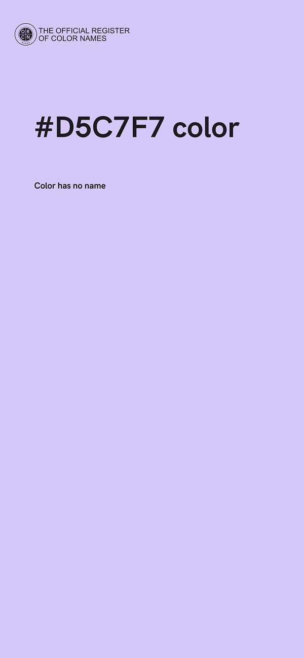 #D5C7F7 color image