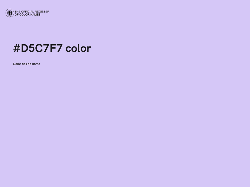 #D5C7F7 color image