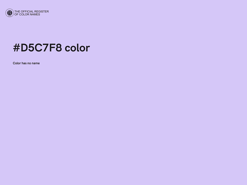 #D5C7F8 color image