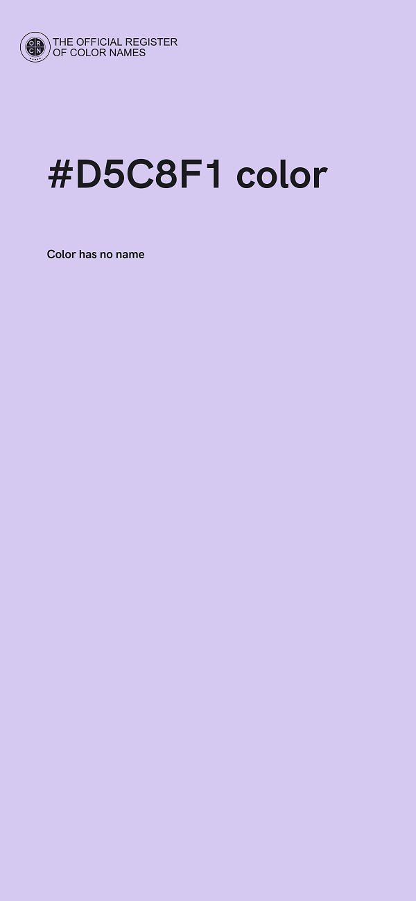 #D5C8F1 color image