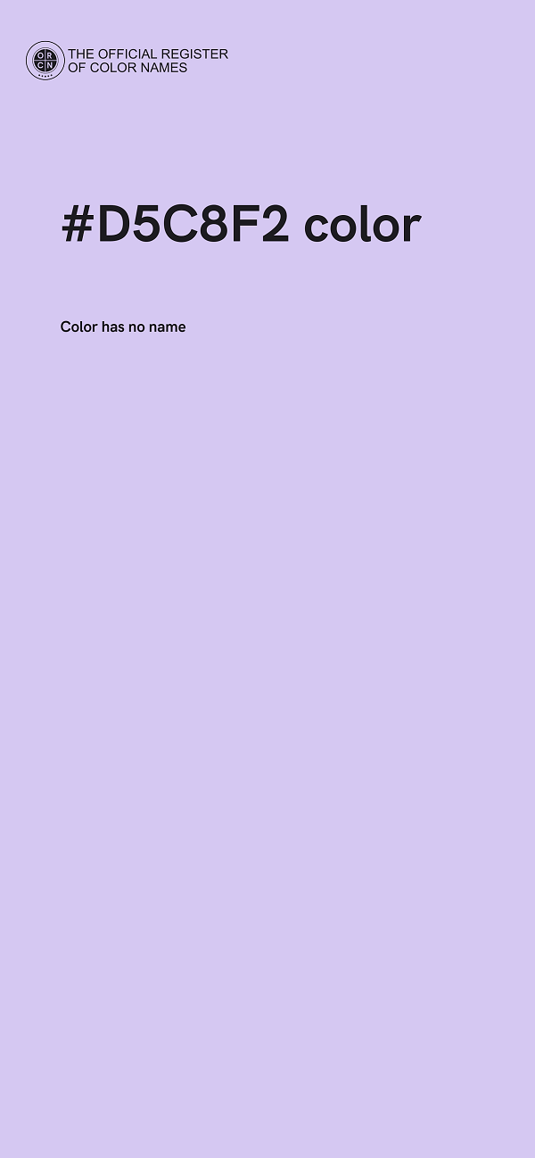 #D5C8F2 color image