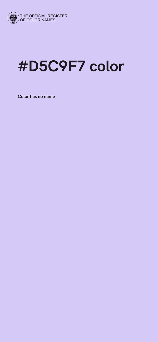 #D5C9F7 color image