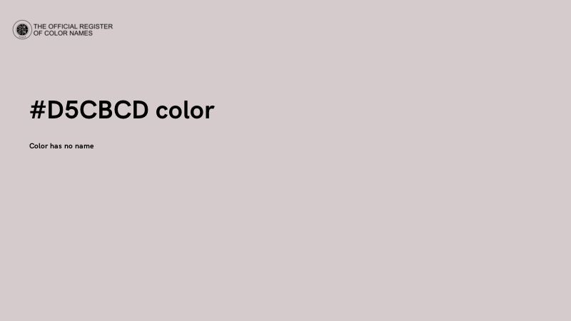 #D5CBCD color image
