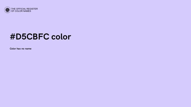 #D5CBFC color image