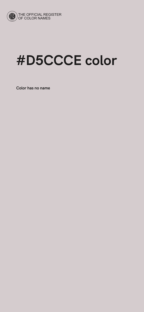 #D5CCCE color image