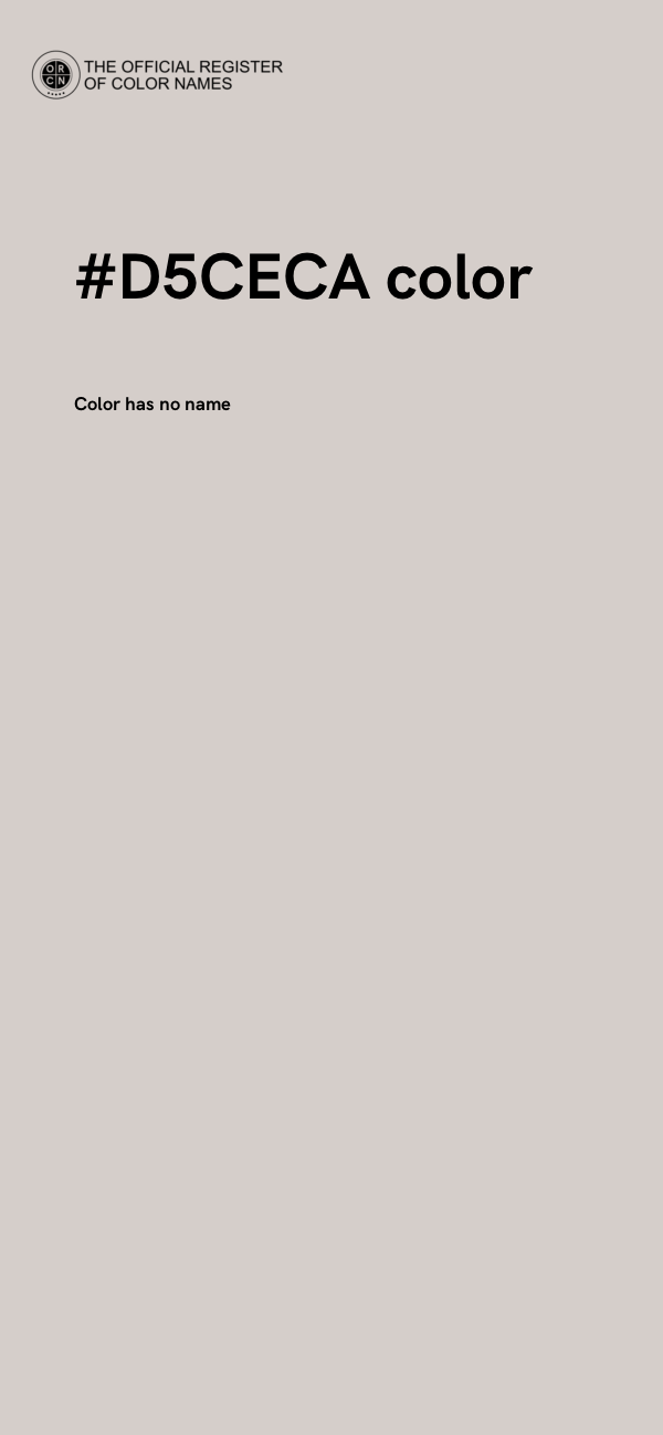 #D5CECA color image