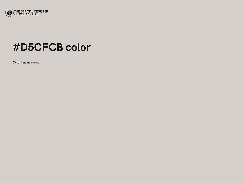 #D5CFCB color image