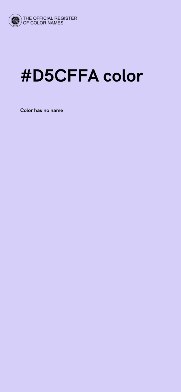 #D5CFFA color image