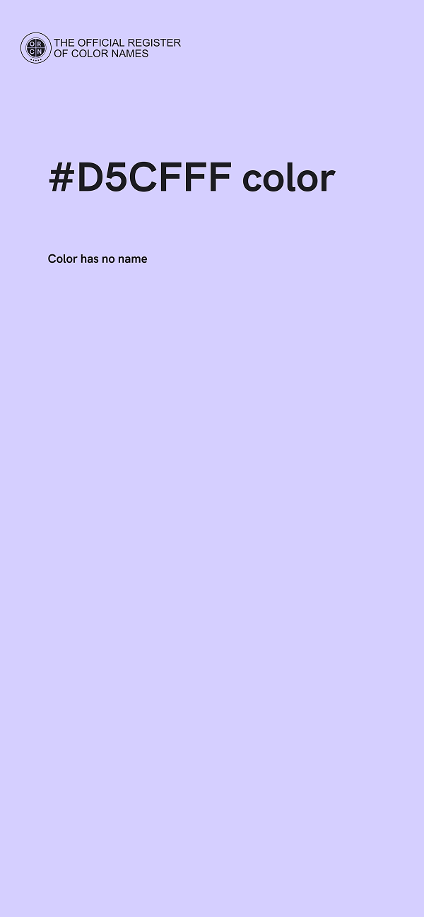 #D5CFFF color image