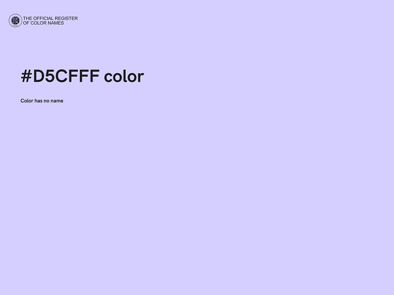 #D5CFFF color image