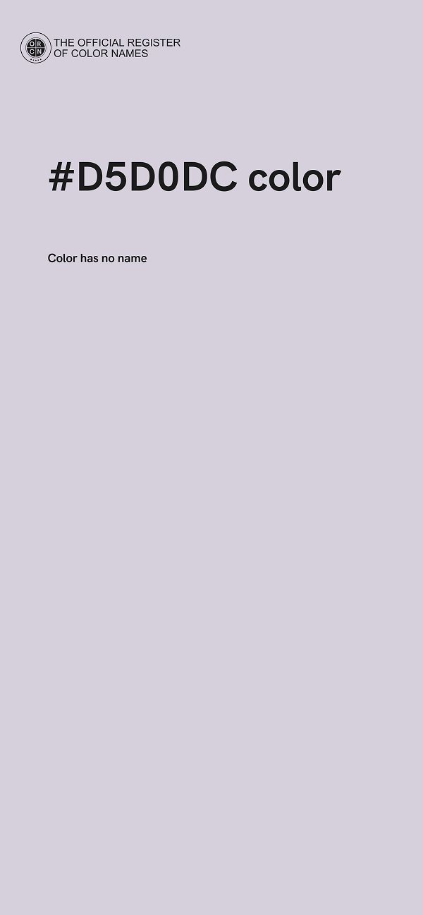 #D5D0DC color image
