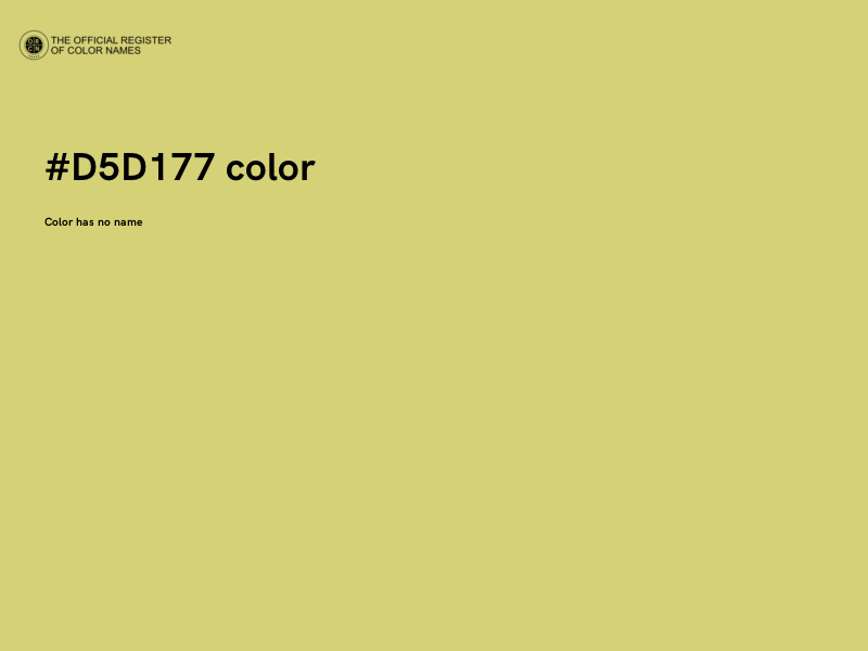#D5D177 color image