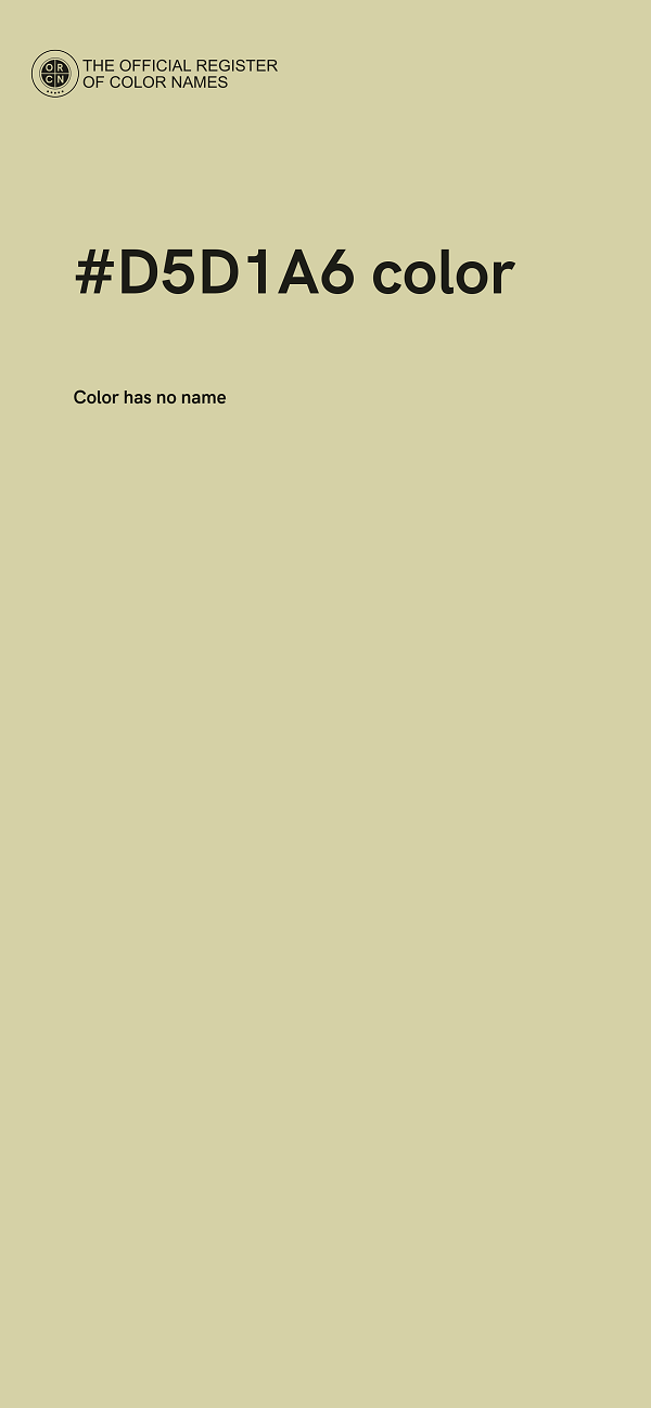 #D5D1A6 color image