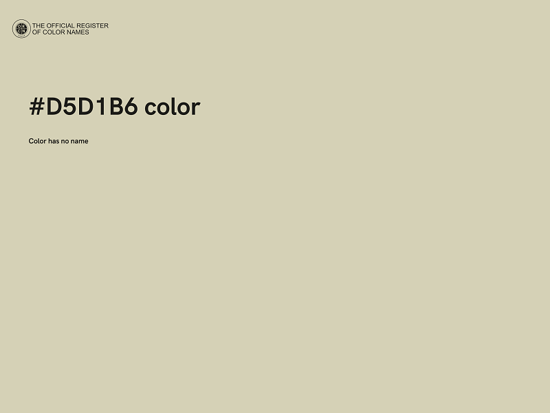 #D5D1B6 color image