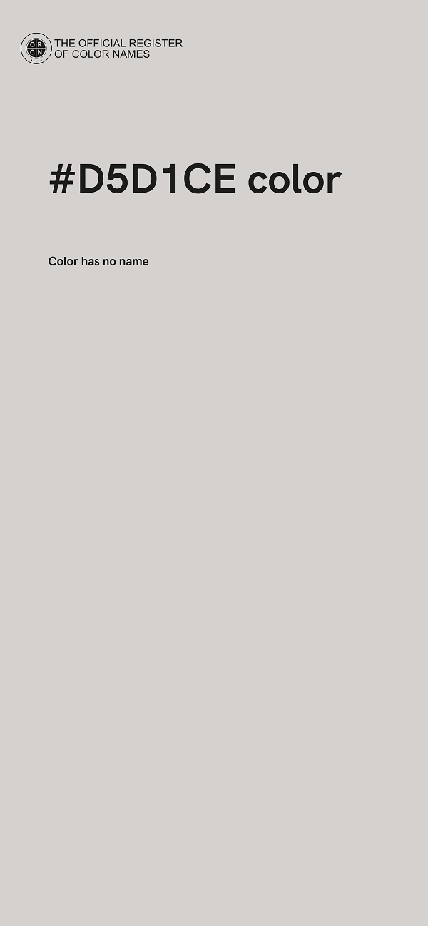 #D5D1CE color image