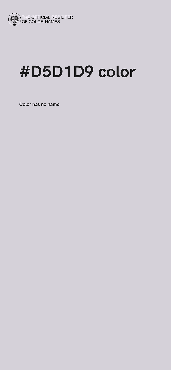 #D5D1D9 color image