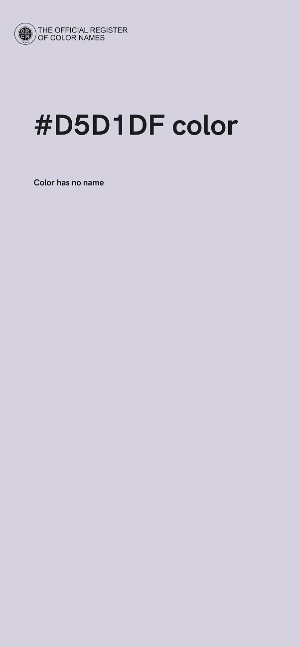 #D5D1DF color image
