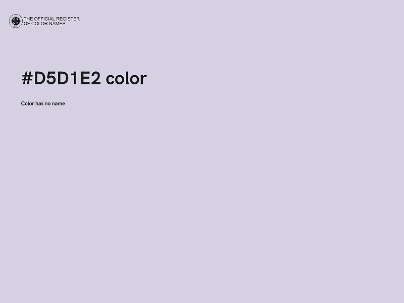 #D5D1E2 color image