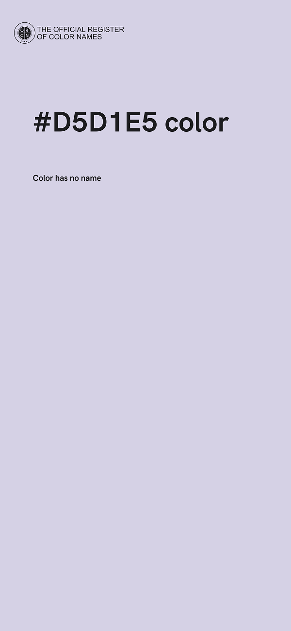 #D5D1E5 color image