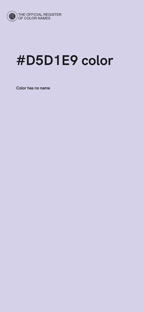 #D5D1E9 color image