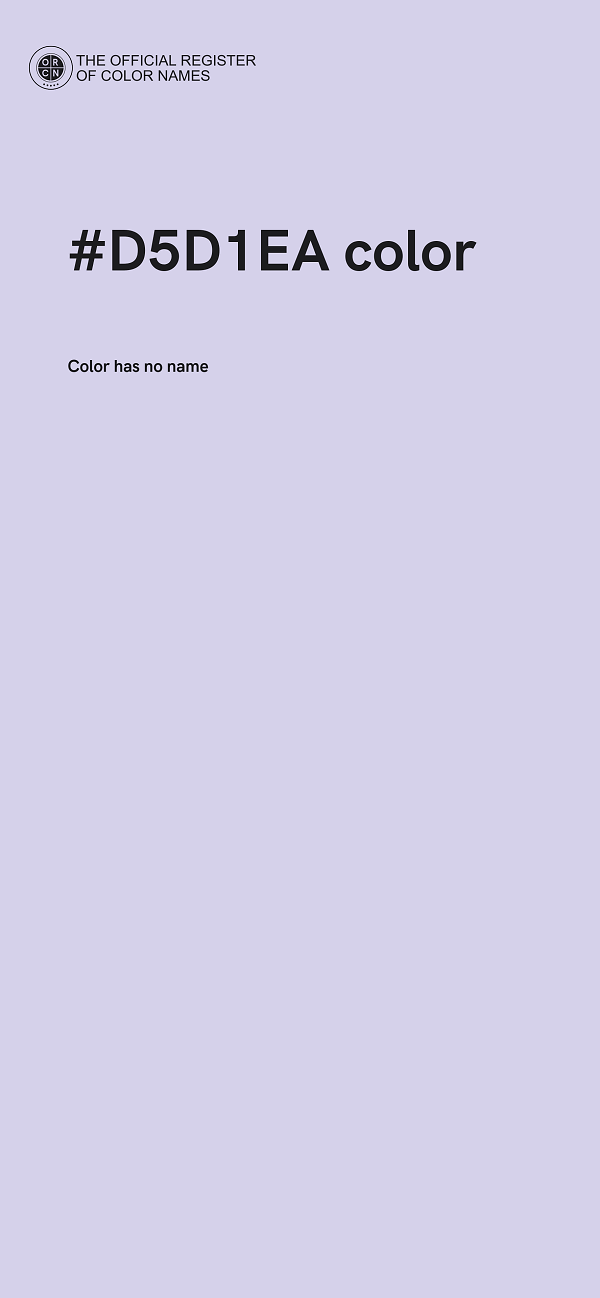 #D5D1EA color image