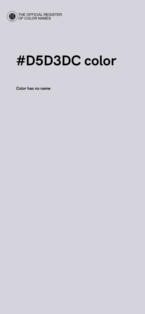 #D5D3DC color image
