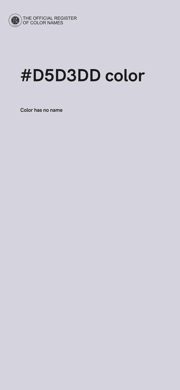 #D5D3DD color image