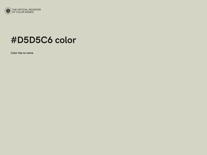 #D5D5C6 color image