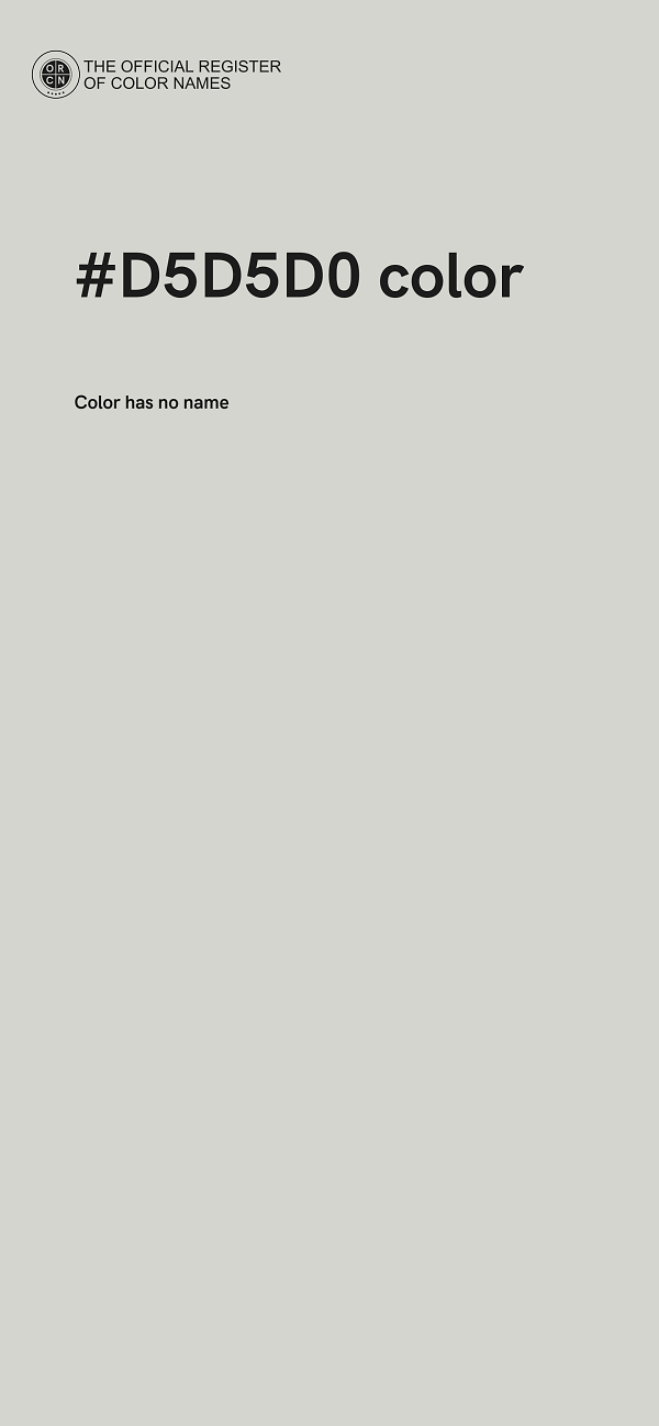 #D5D5D0 color image